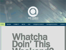 Tablet Screenshot of churchatantioch.org
